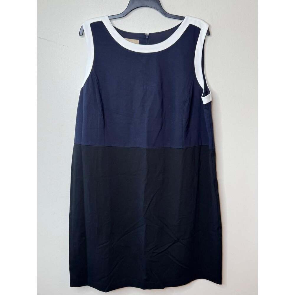 Talbots Women's Blue and Black Dress